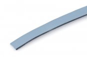 Läderband Platt Stålblå 10x2mm 20cm