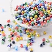 Seed Beads Glaspärlor 6/0 Mix 20g