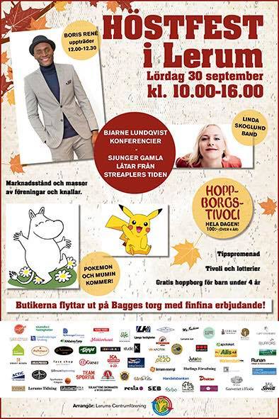 Höstmarknad  30/9 Lerum