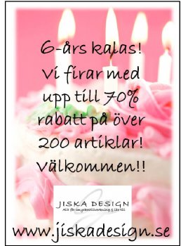 Jiska Design fyller 6år!