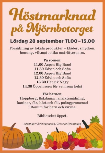 Gråbo Höstmarknad 28/9