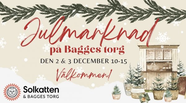 Julmarknad Bagges Torg Lerum 2-3 dec
