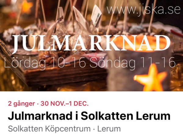 Julmarknad Solkatten Lerum 11nov-1dec