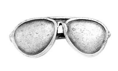 Solglasögon Tibetsilver 25x10mm 3st